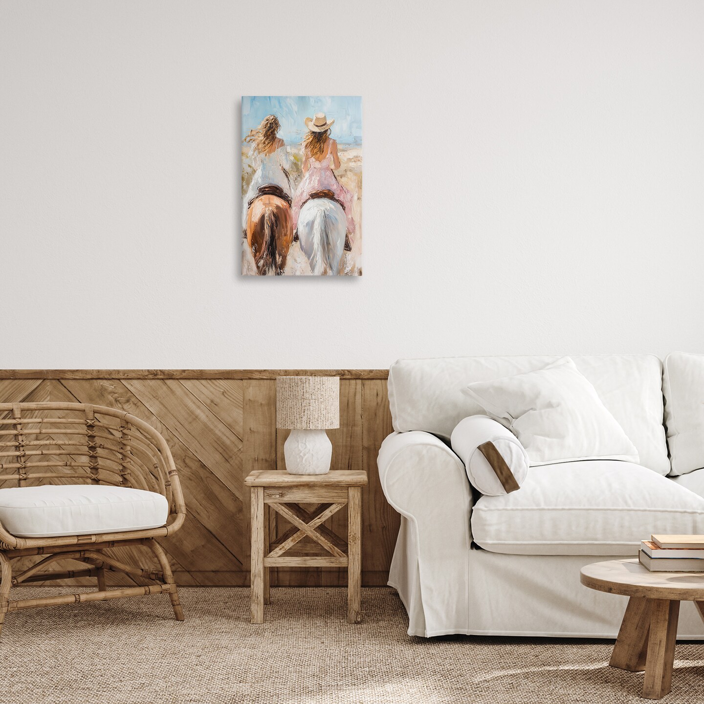 Stupell Industries Cowgirl Friends &#x26; Horses Canvas By Heidi Kuntz