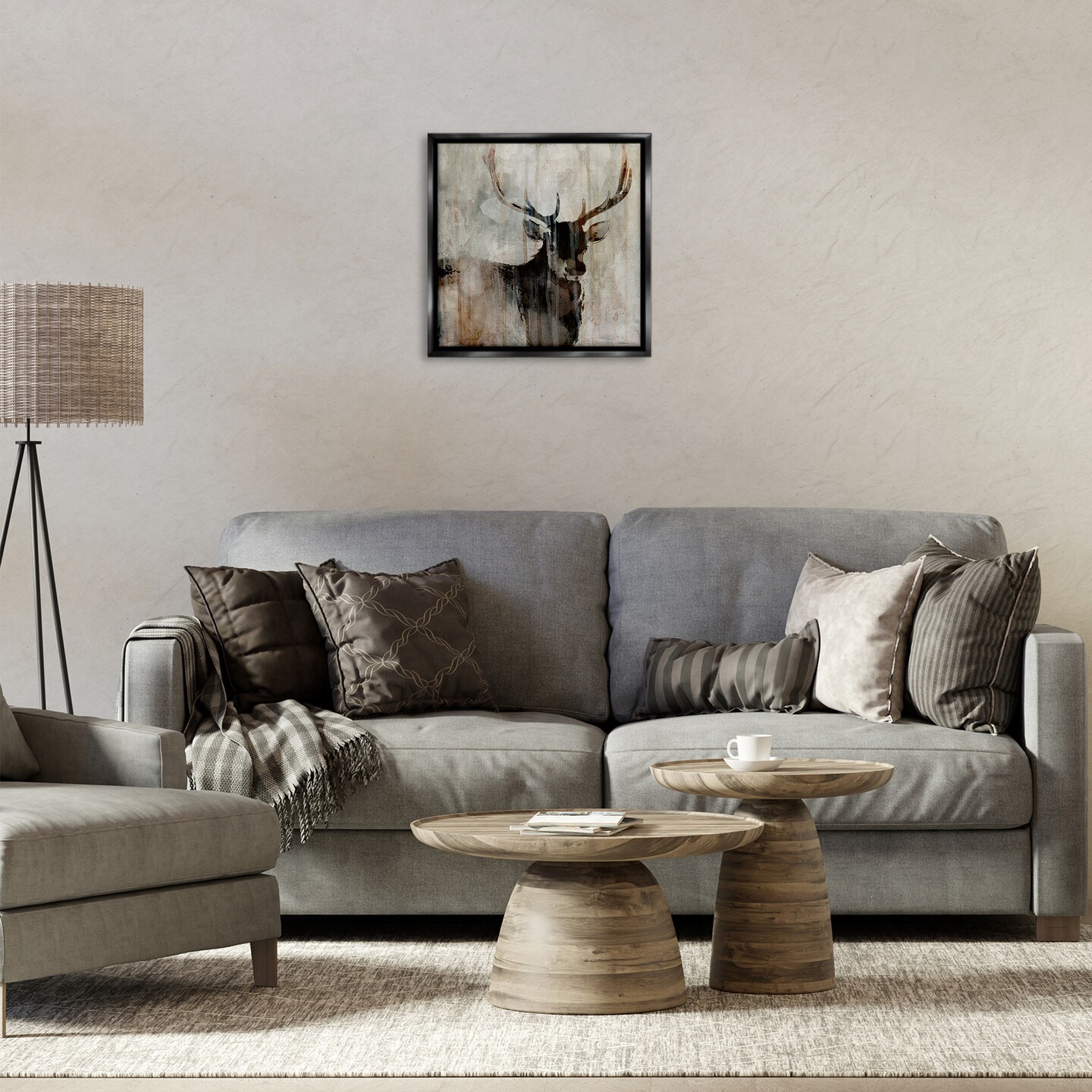 Stupell Industries Rustic Elk Mirage Floating Frame By Carol Robinson