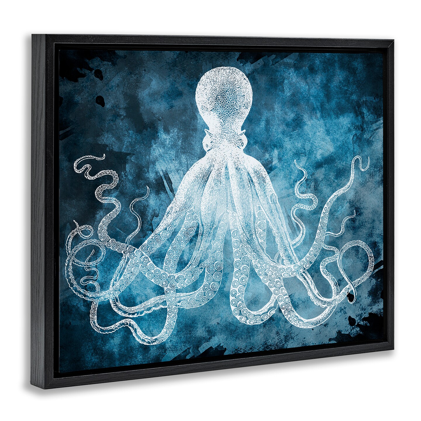 Stupell Industries Curled Octopus Tentacles Floating Frame By