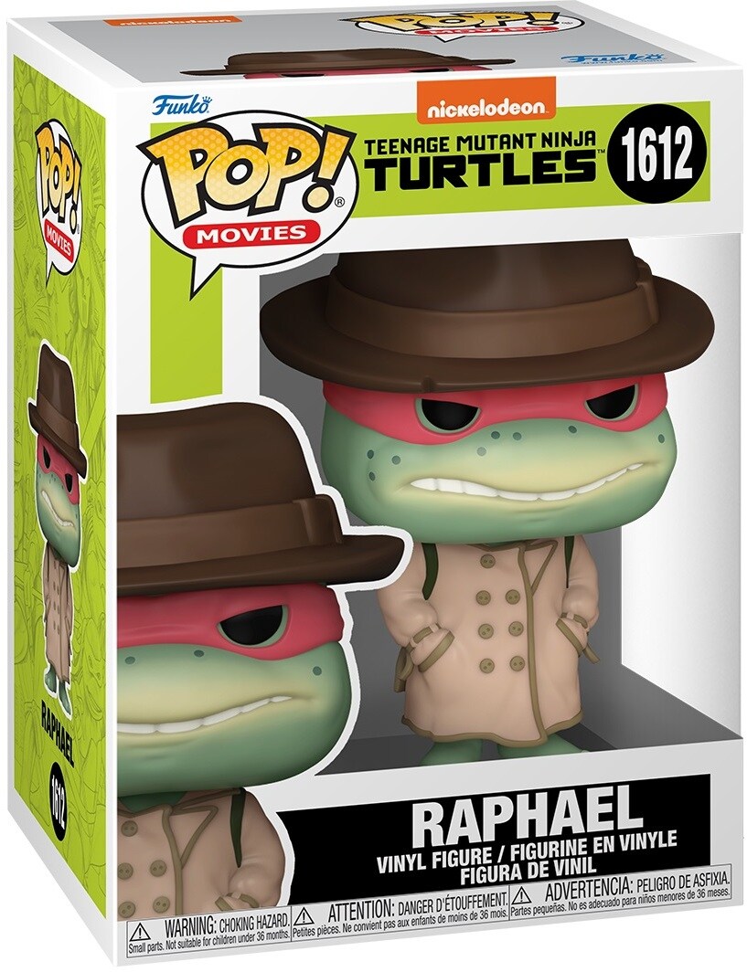 FUNKO POP! Movies: Teenage Mutant Ninja Turtles 1990 S2 - Raphael w/ Coat &#x26; Hat (TMNT)  [COLLECTABLES] Vinyl Figure