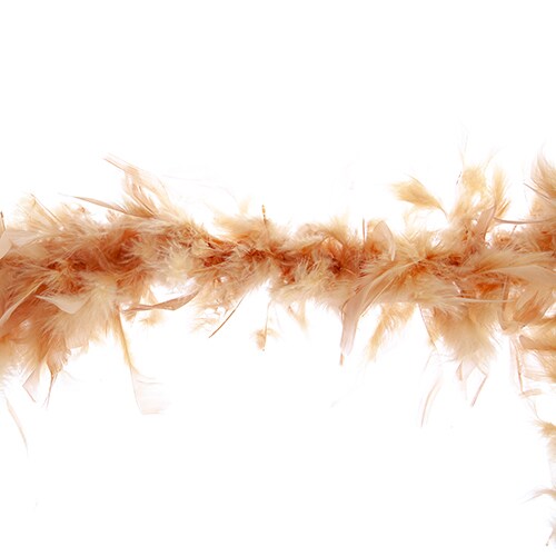 John Bead 2yds Chandelle Turkey Flat Boa Feathers, 40g/60g/80g