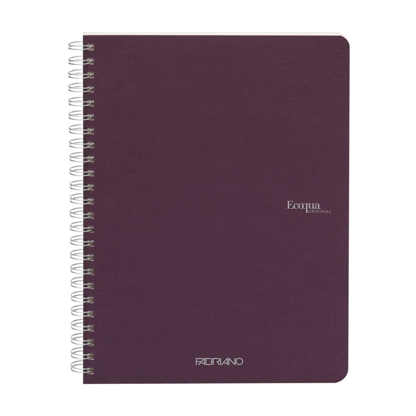 Fabriano Ecoqua Original Spiral-Bound Notebook, A5, 70 Sheets
