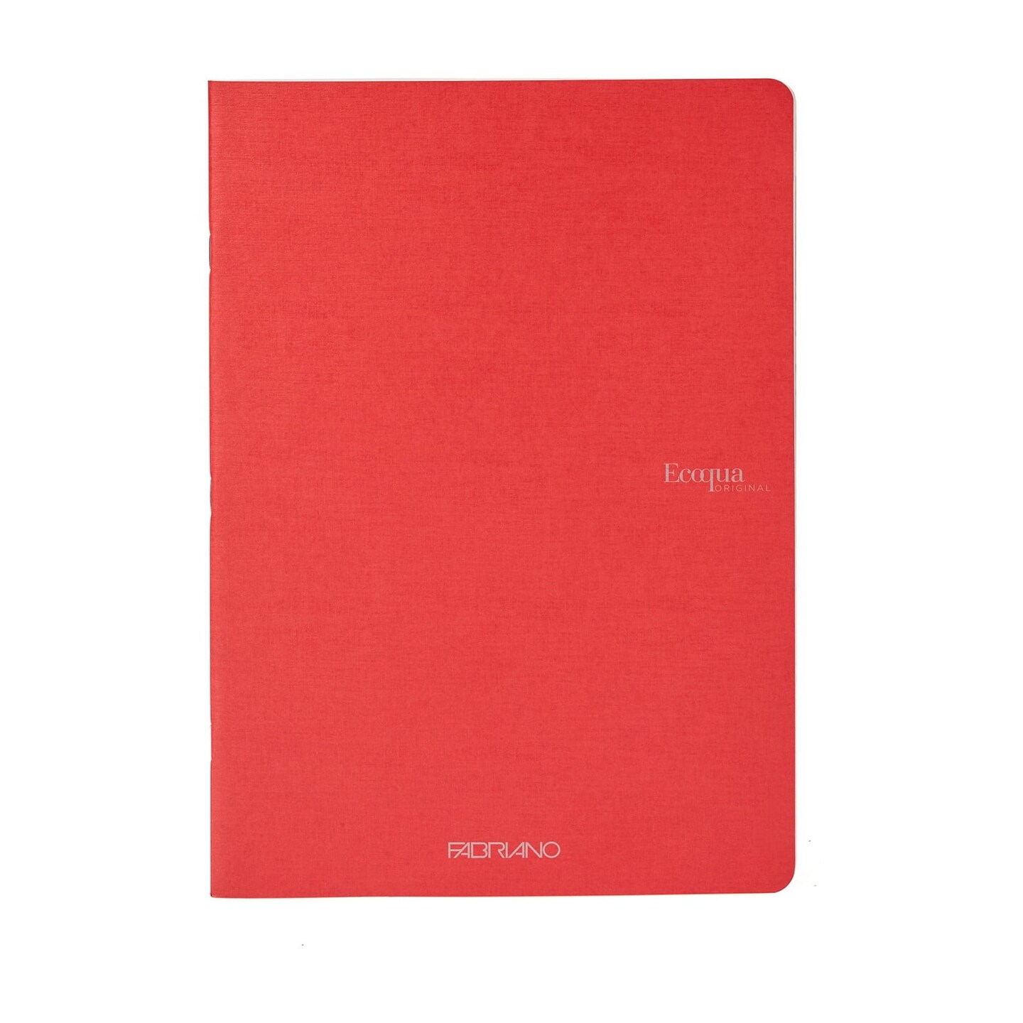 Fabriano Ecoqua Original Saddle-Stitched Notebook, Size A5, 40 Sheets, 5.8" x 8.3"
