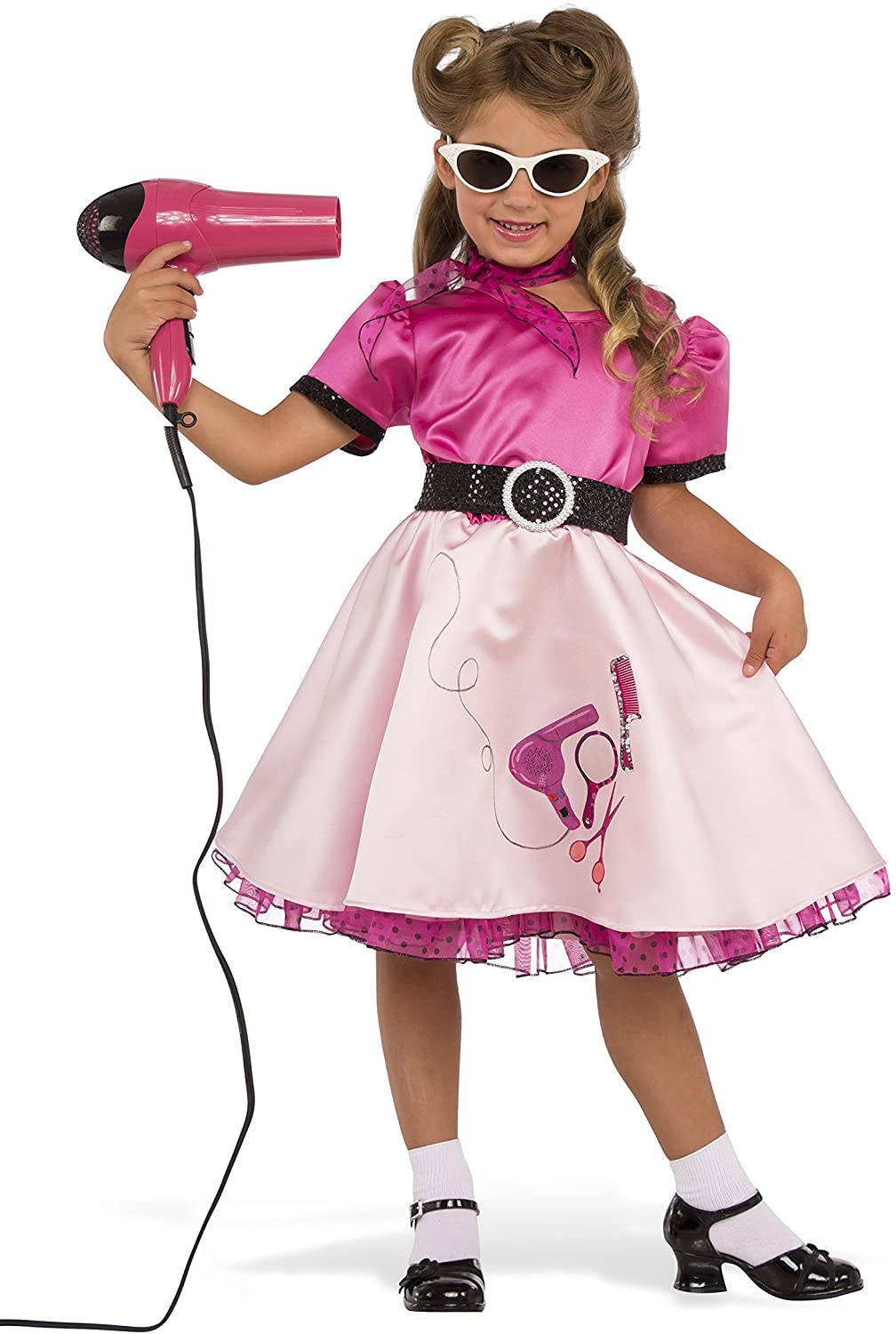 Rubie's Costume Child's 50's Beauty School Girl Costume, Large, Multicolor