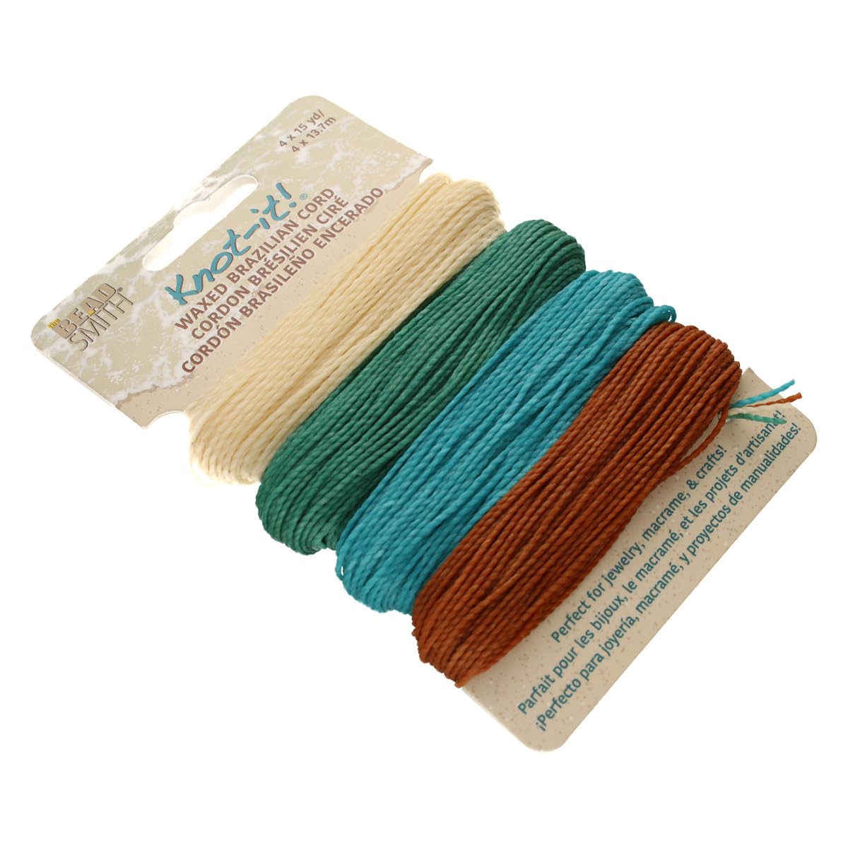 The Beadsmith Brazillian Waxed Cord Mix