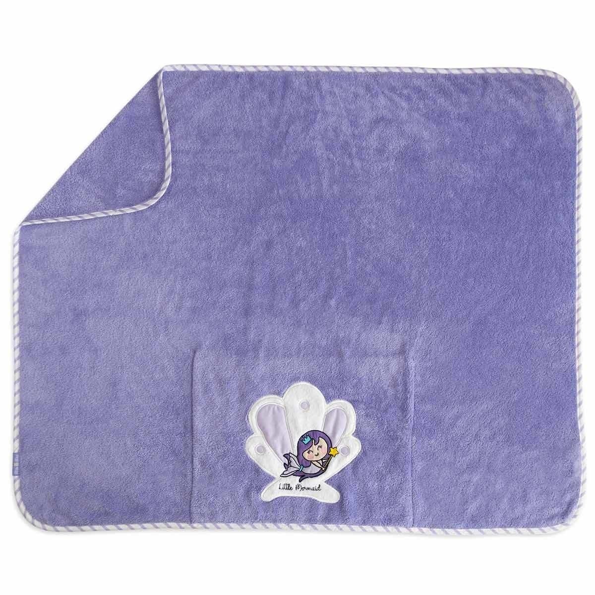Little Mermaid Baby Blanket Ultra Soft Swaddle Blanket For Stroller