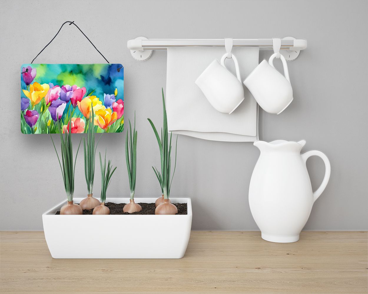 Edge Collections - 8" X 12" - Multicolor - Decorative wall Print - 1 Piece