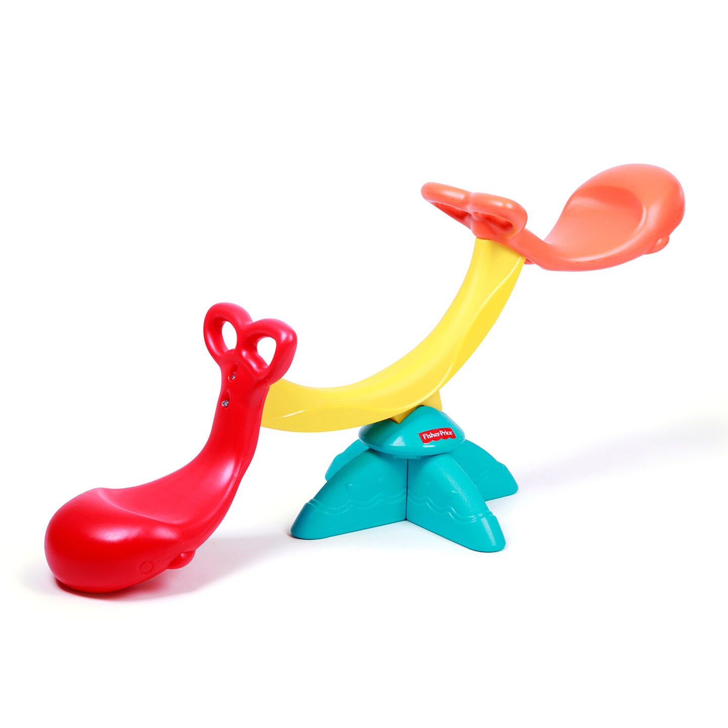 Fisher Price: Happy Whale Seesaw - 360 Spinning Teeter Totter, Whale-Shaped Seat, Playground Toy, Indoor &#x26; Outdoor, Grow&#x27;n Up, Kids-Toddlers Ages 2+