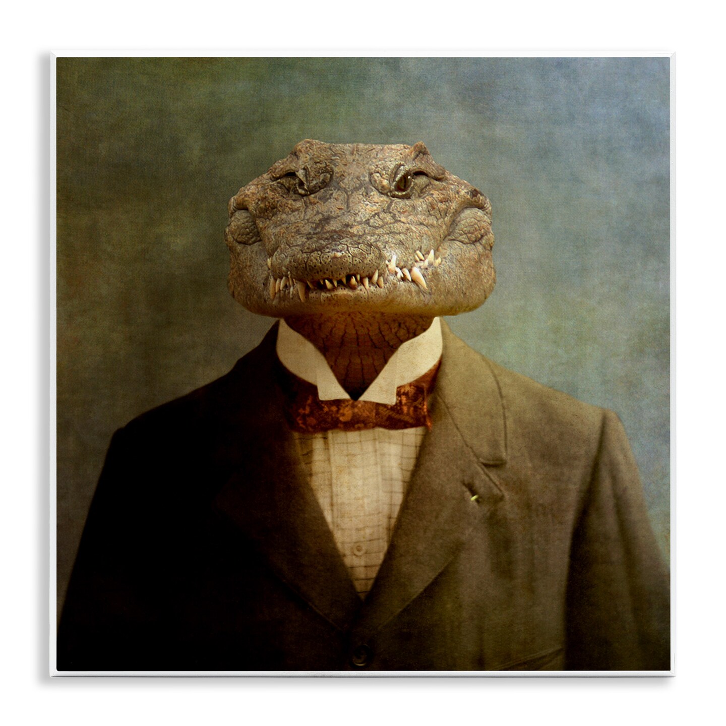 Stupell Industries Alligator in Business Suit Wall Plaque Art