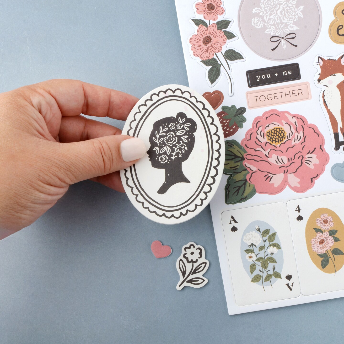 Maggie Holmes Forever Fields Large Foam Stickers-48 Pieces