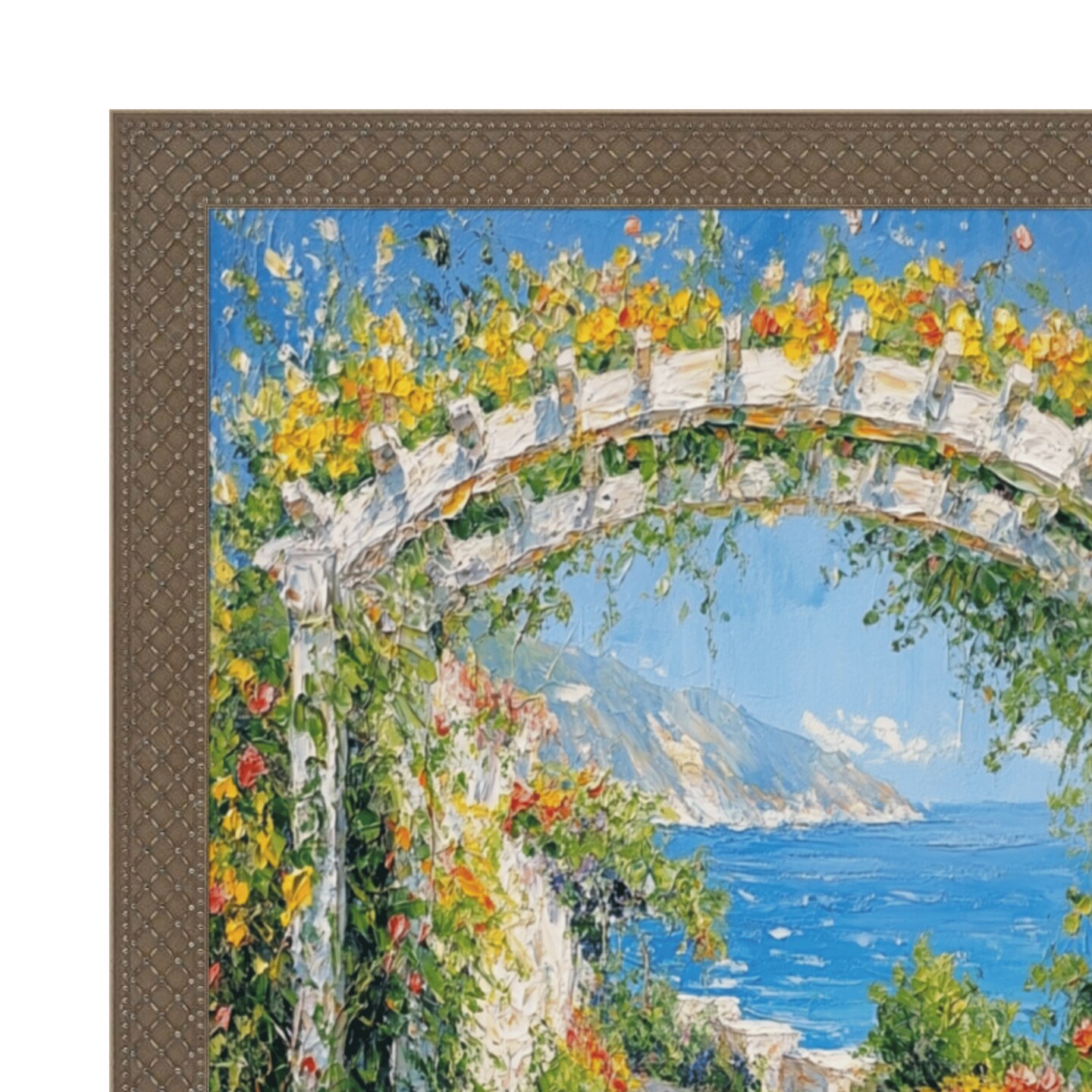 Slim Cris Cross Gothic Aged Antique Silver Picture Frame 20x24 frame