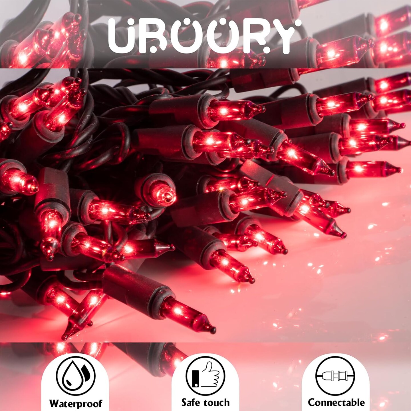 Purple Halloween String Lights