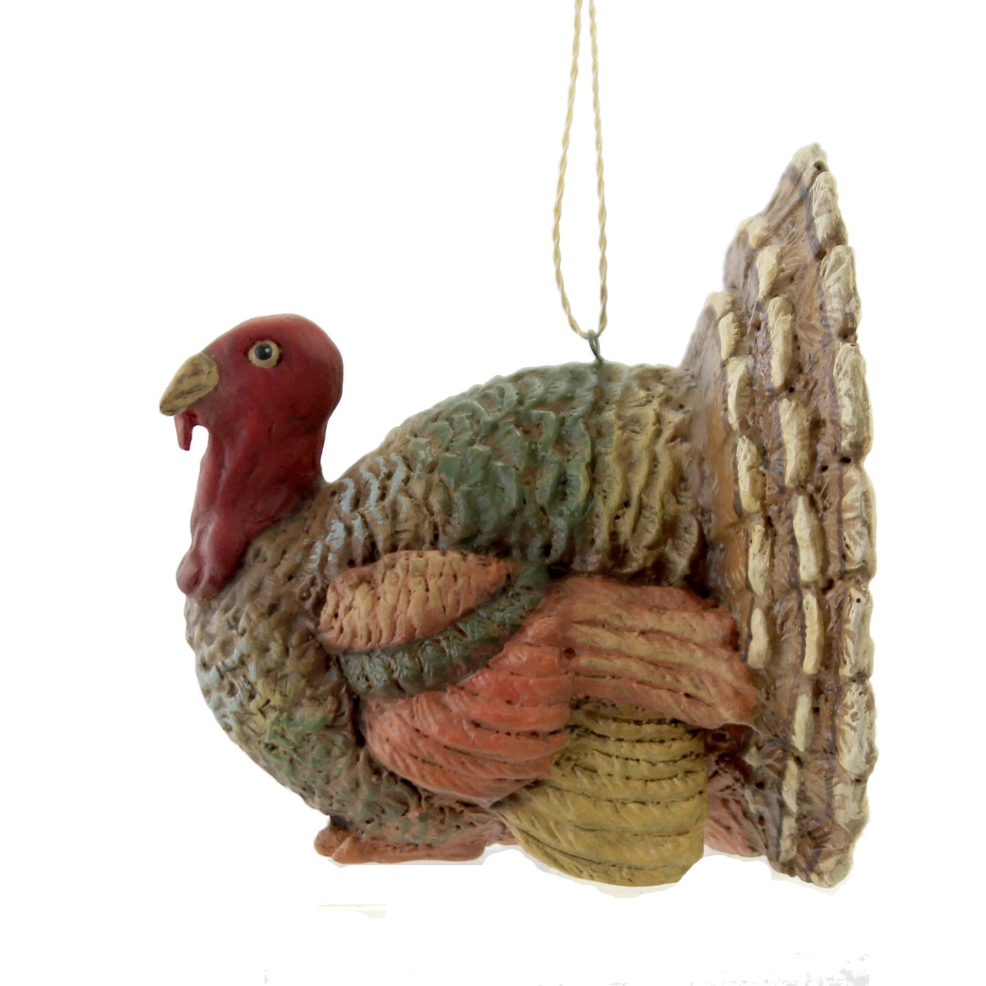 Bethany Lowe 3.75 In Resting Turkey Ornament Thanksgiving Tree Ornament , Gobble Thanksgiving
