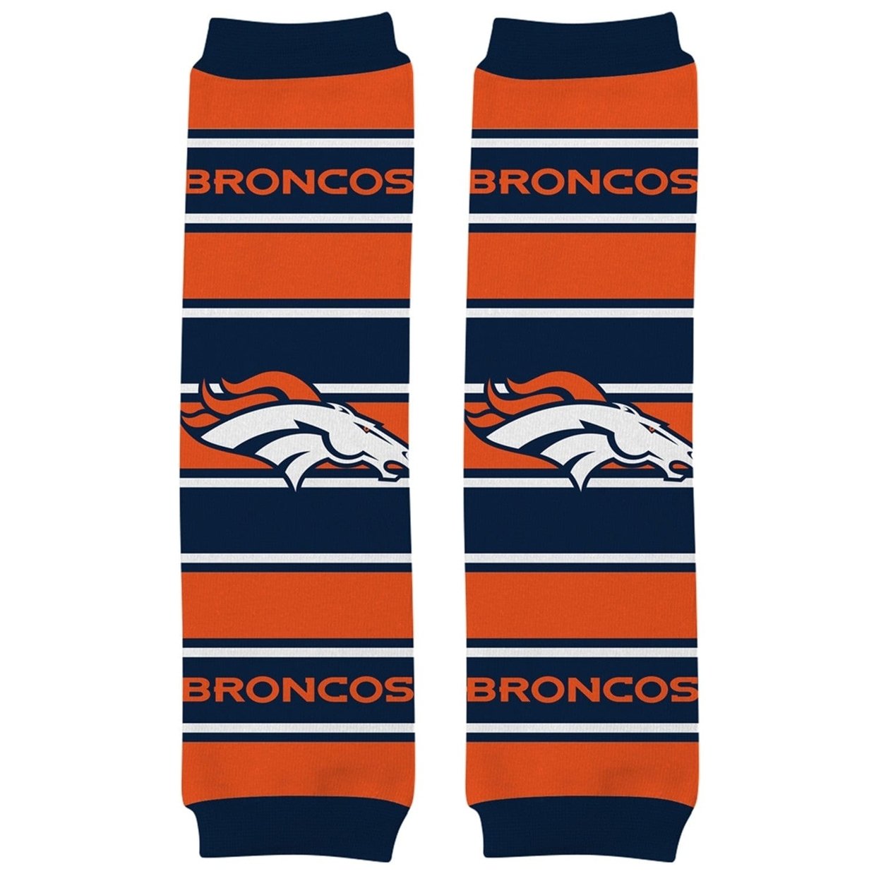 Denver Broncos Baby Leg Warmers Unisex Cotton Spandex 9-35 Lbs Nfl Apparel