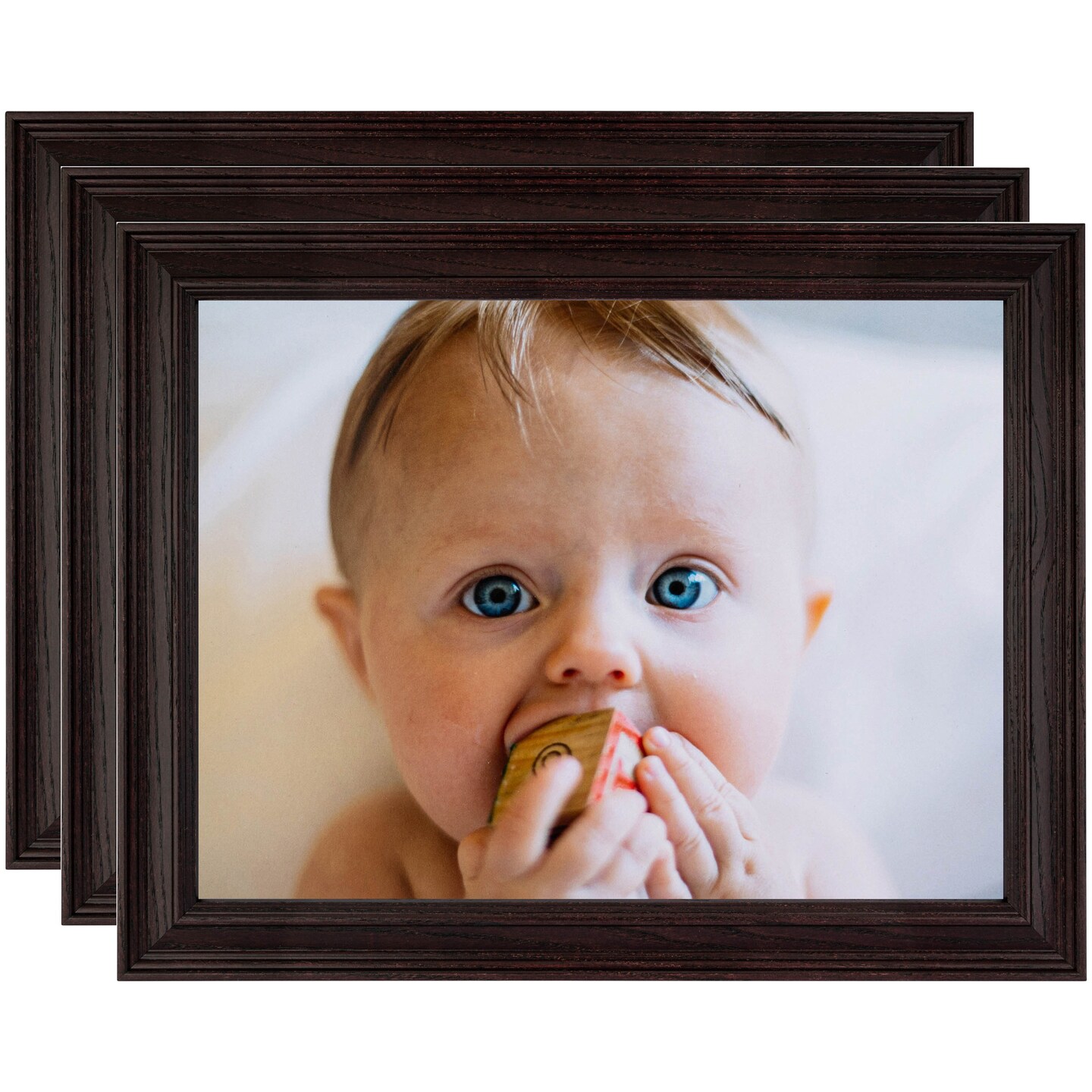 ArtToFrames 10x13 Inch Modern Picture Frame, Multi Pack, Comes with Regular Glass (WOMPack-14-10x13)