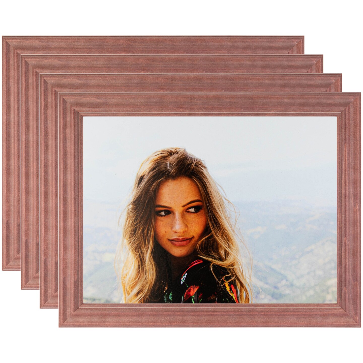 ArtToFrames 11x17 Inch Modern Picture Frame, Multi Pack, Comes with Regular Glass (WOMPack-7-11x17)
