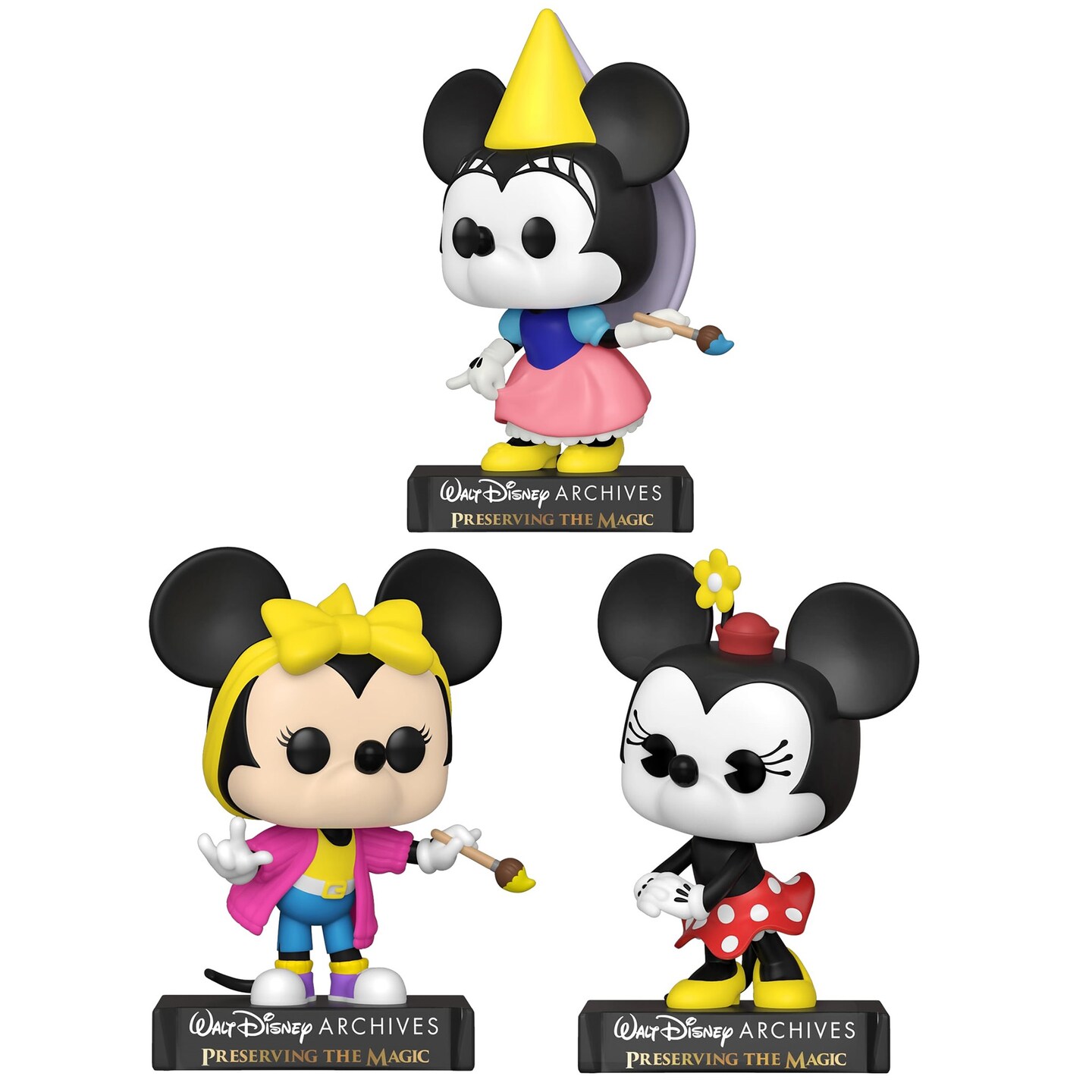 Funko Pop! Disney: Minnie Mouse Collectors Set- Totally Minnie, Minnie, Princess Minnie