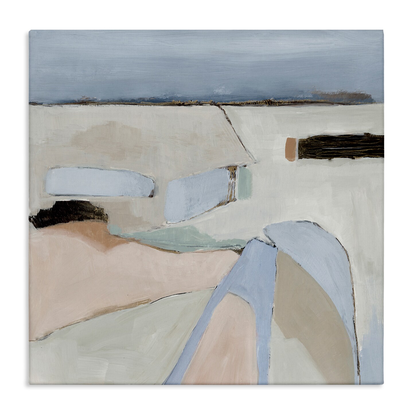 Stupell Industries Organic Neutral Landscape Canvas Wall Art Design by Jacob Q