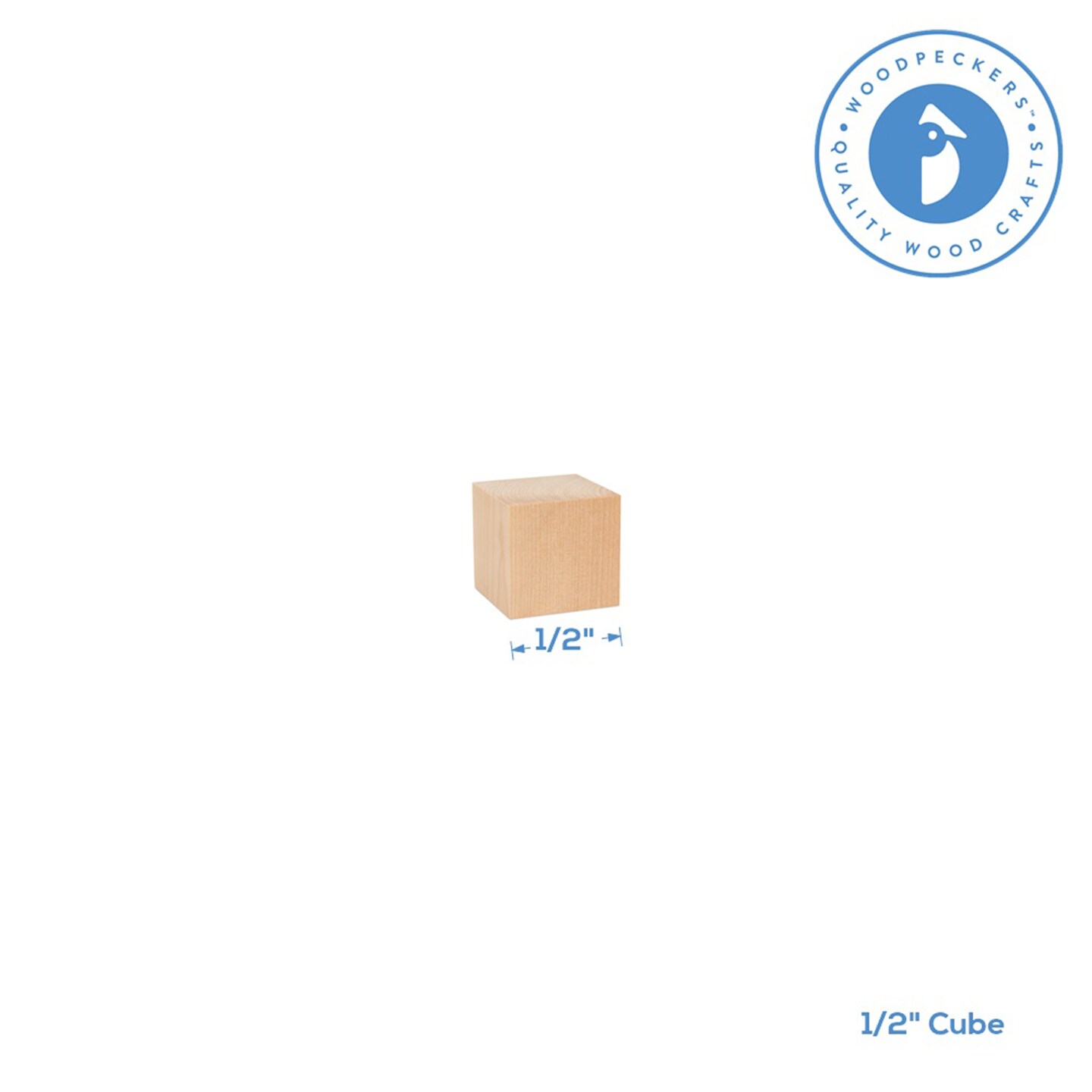 Wood Craft Cubes, Multiple Sizes, Small Blocks, Crafts & Décor | Woodpeckers