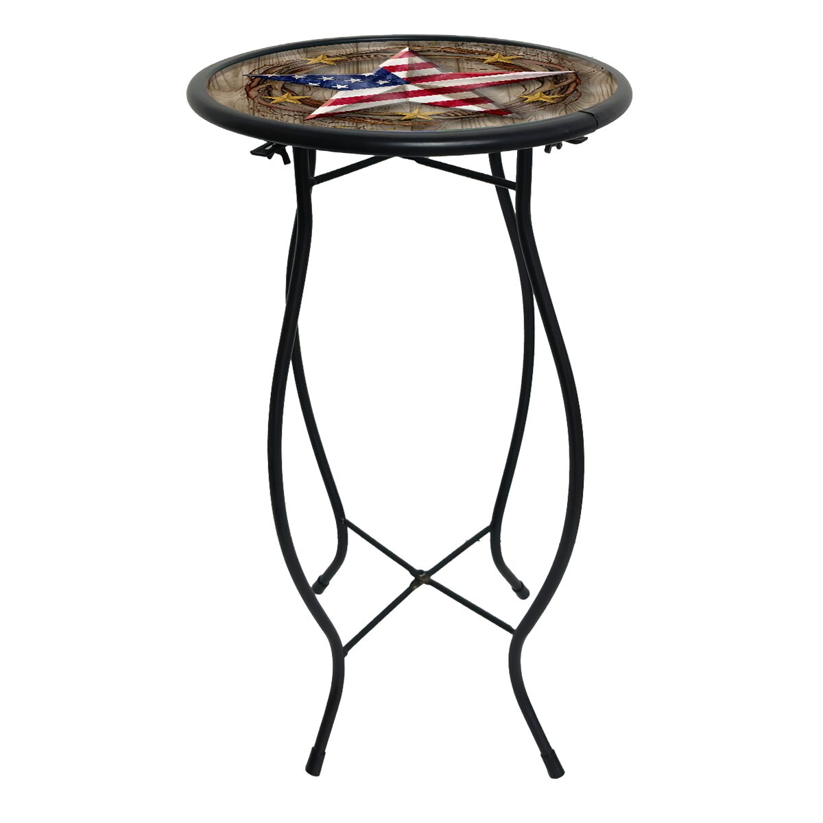 American Barnstar Cast Iron/Glass Plant Stand, Model: DEBL-PS02512 ...