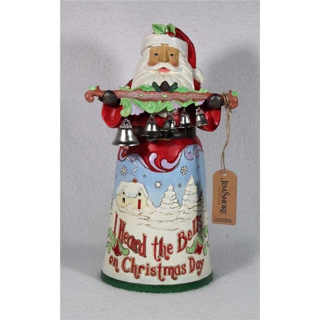 Jim Shore Figurine I Heard The Bells On Christmas Day-2024- In Box 6015497