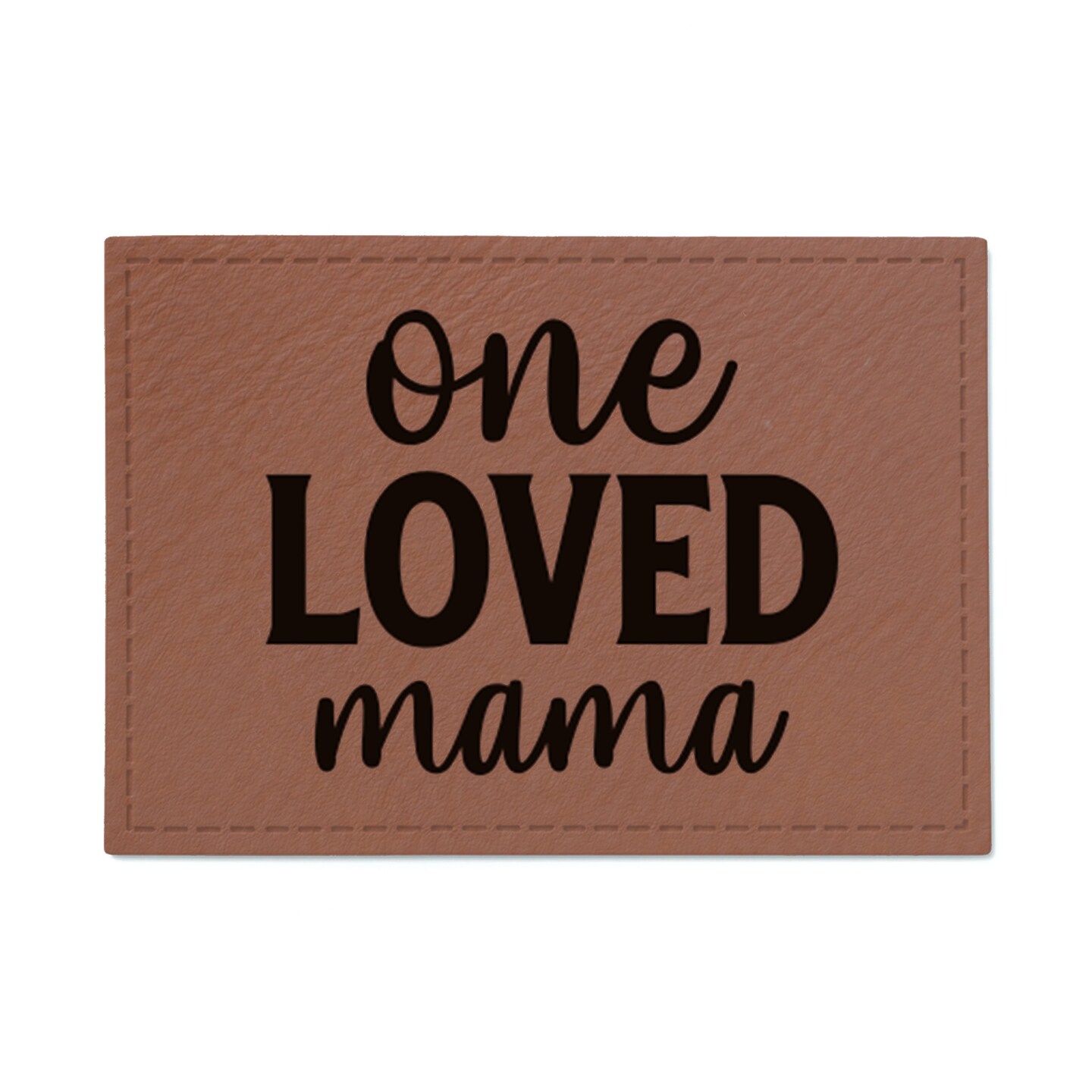 Engravable Leather Patch Blanks for Hats, Jackets & Bags – Laserable Faux Leather Patches with Adhesive & Stitch – Leatherette Apparel Patches (Rectangle, 5 Pack)