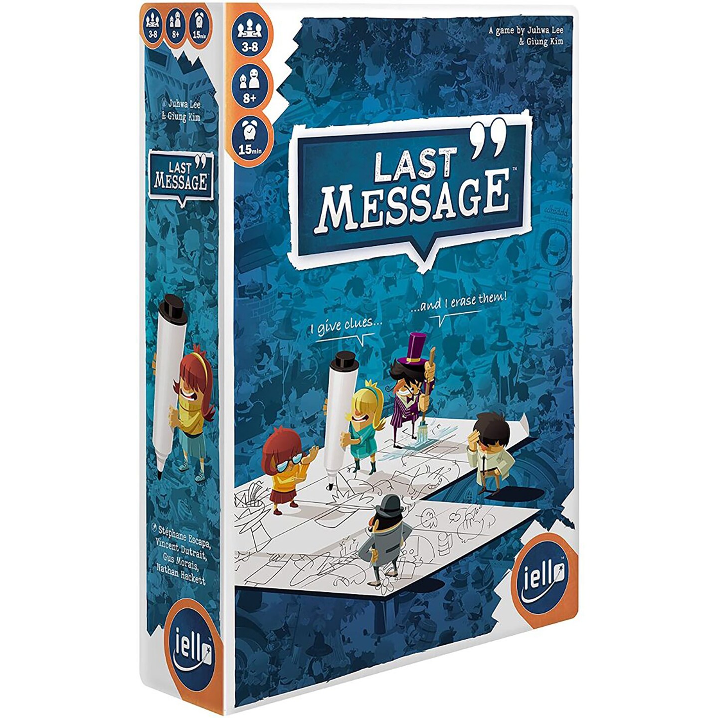 Last Message - IELLO Memory &#x26; Deduction Game, Family, Ages 8+, 3-8 Players, 15 Min