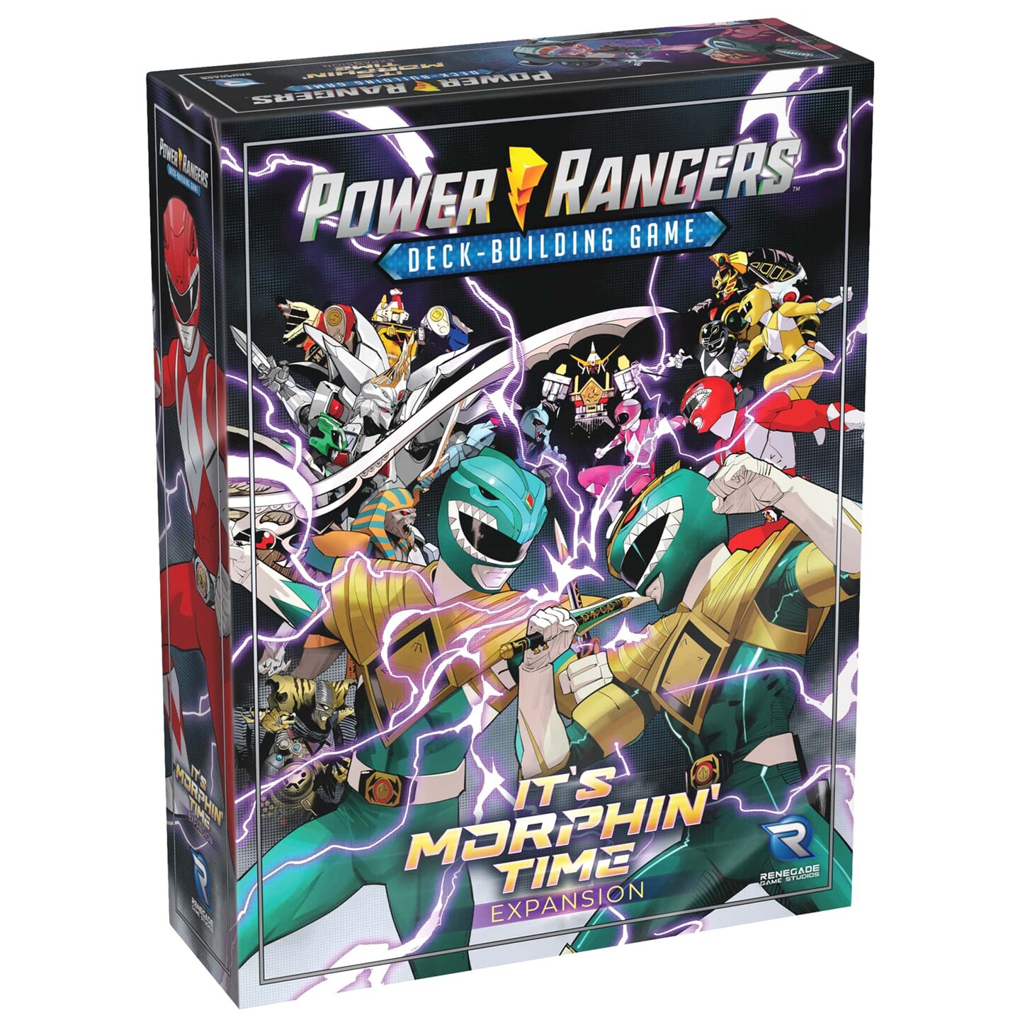 Renegade Game Studios: Power Rangers Deck-Building Game - It&#x2019;s Morphin&#x2019; Time Expansion - The Mighty Morphin Team, Ages 14+, 2-4 Players, 90 Min