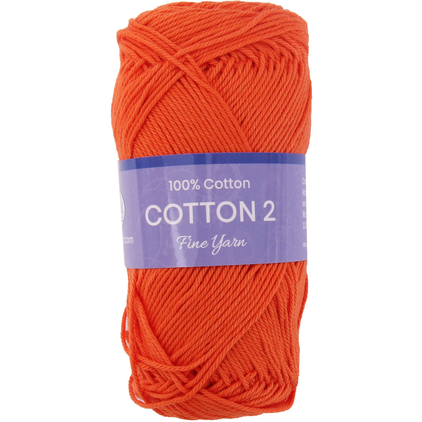 Threadart 100% Pure Cotton Crochet Yarn Size 2 | 50 gram Skeins |165 yds per Skein | Fine #2 | Singles, 3 Packs, & 6 Packs