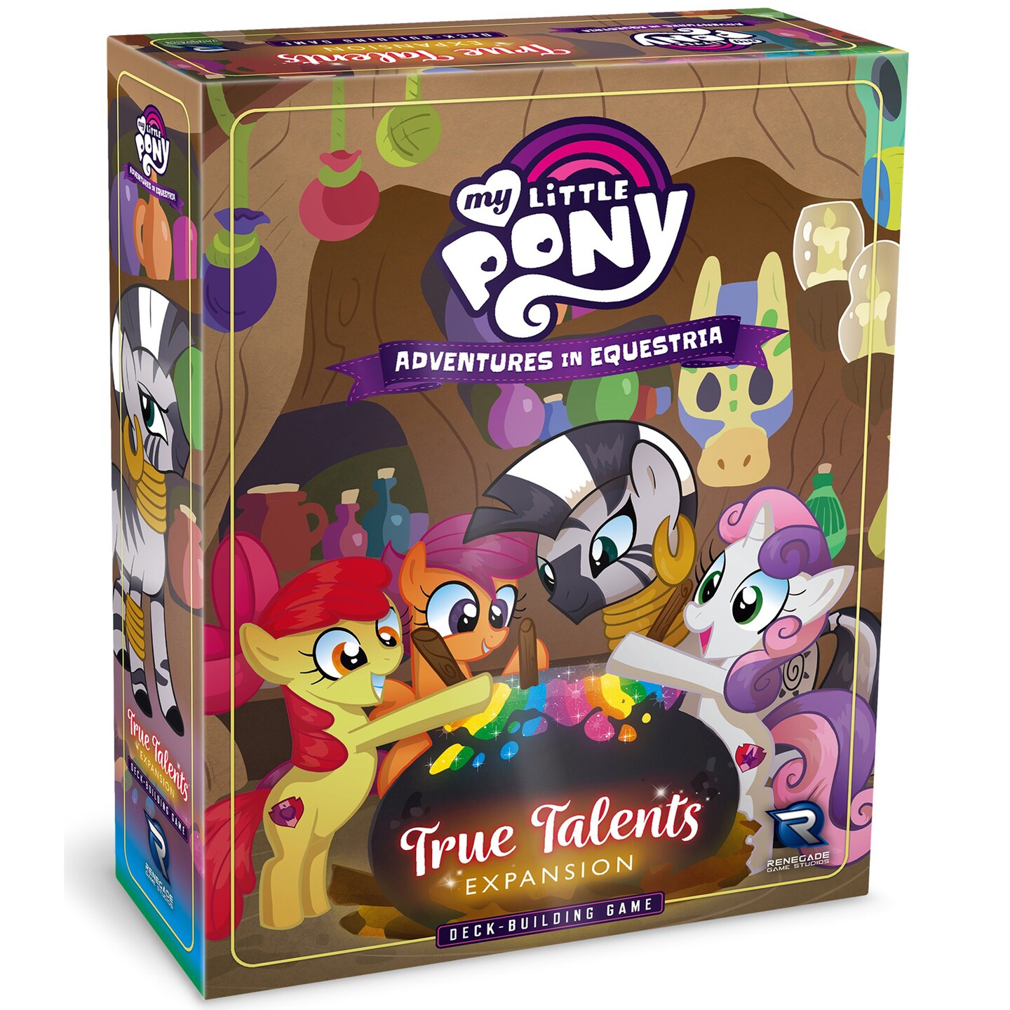 My Little Pony: Adventures In Equestria Deck-Building Game True Talents Expansion - New Characters / Cards/ Challenges &#x26; More, Renegade Game Studios, Ages 14+, 1-4 Players, 45-90 Min