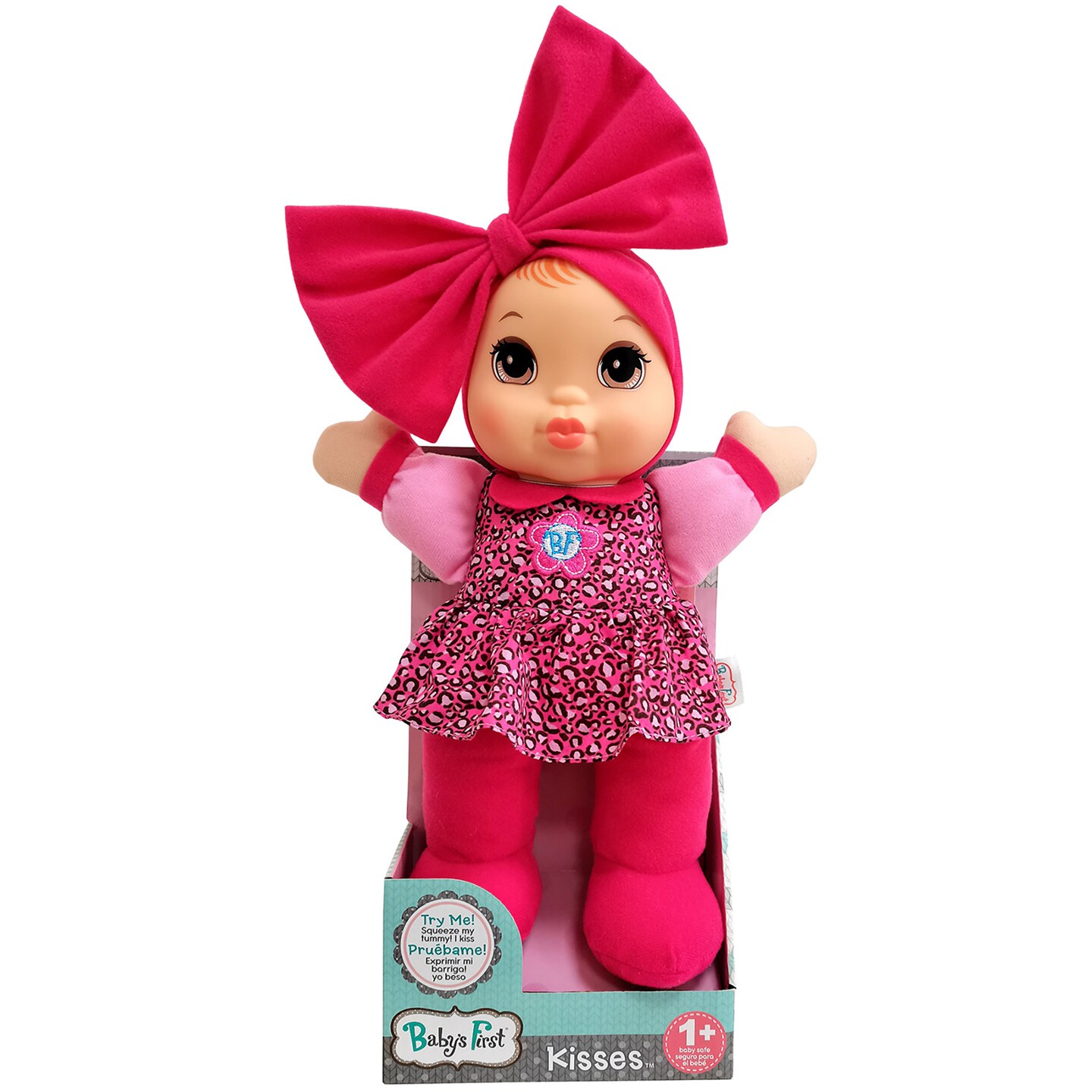 Baby&#x27;s First Kisses Baby Doll Toy with Animal Print Top - All Ages