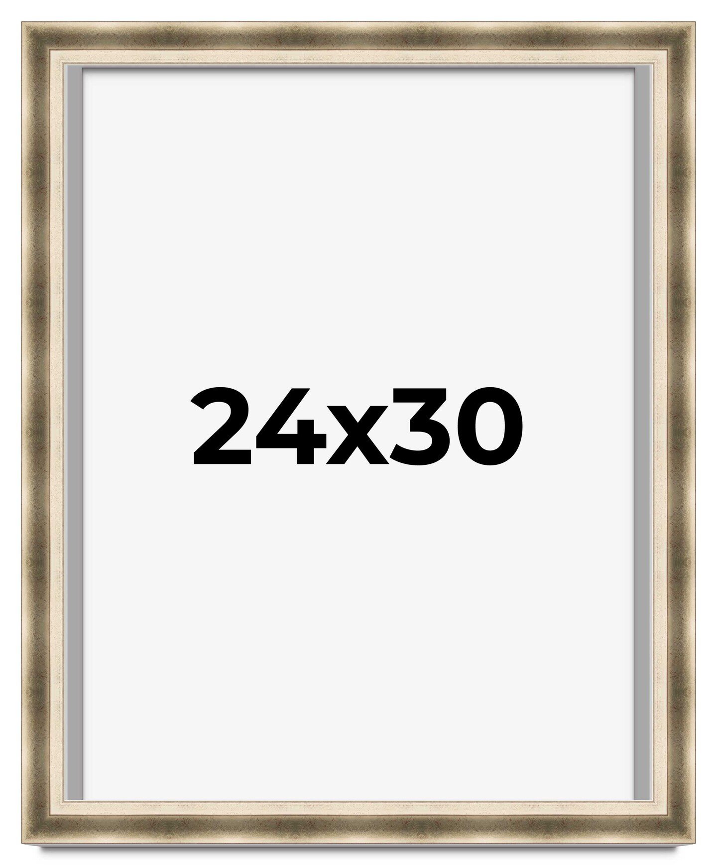 24x30 Deep Shadow Box Picture Frame with UV-Resistant Acrylic &#x26; Acid Free Backing, Available in 4 Finishes - Gold, Silver, Brown, White