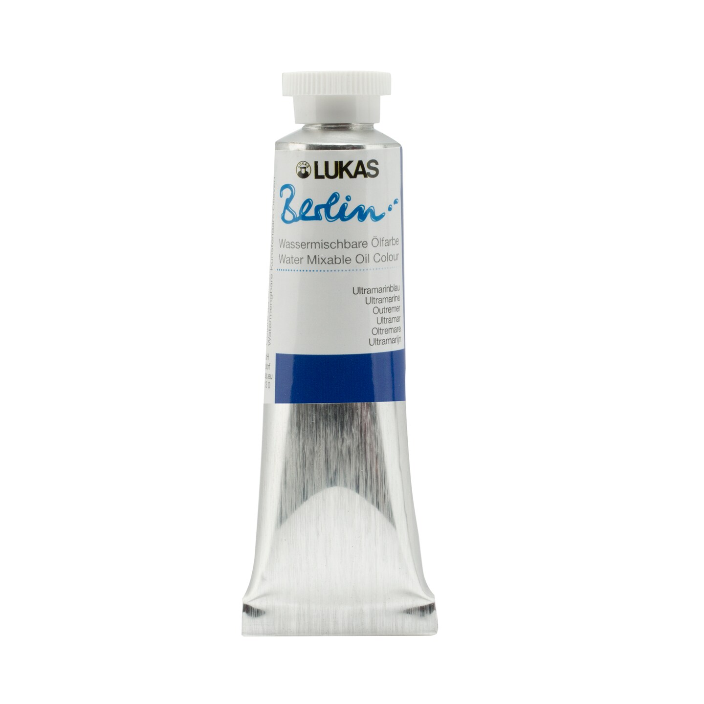 Lukas Berlin Pro Artists Water Mixable Oil Paint, Smooth Consistency with Beeswax, Lightfast Pigments, Quick Drying, Easy Clean-Up, Eco-Friendly, Professional Quality, 40 Color Range