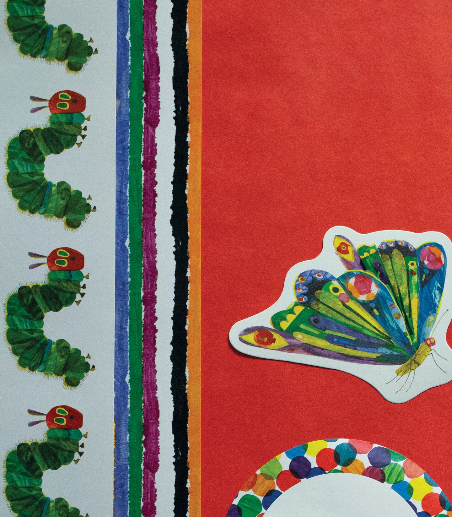 World of Eric Carle 48 The Very Hungry Caterpillar Bulletin Board Cutouts, Very Hungry Caterpillar Butterfly Cutouts for Bulletin Board and Classroom Décor, Colorful Eric Carle Cutouts for Classroom