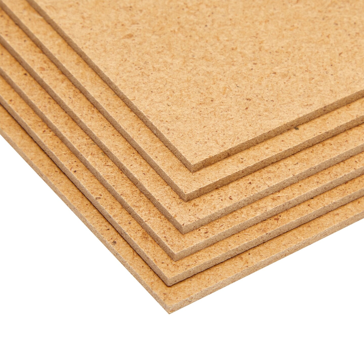 30 Sheets Thin MDF Wood Boards for Crafts, 2mm Medium Density Fiberboard (6 x 8 In, Brown)