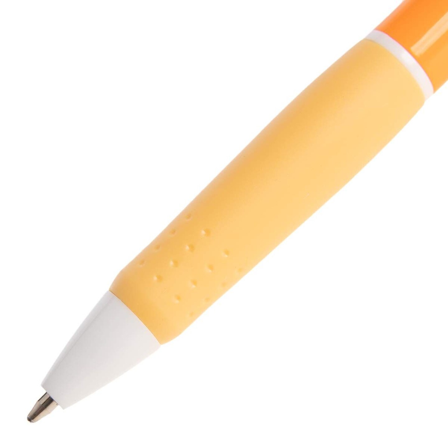 Simply Genius Pens in Bulk - 100 pack of Office Pens - Retractable Ballpoint Pens in Black Ink - Great for Schools, Notebooks, Journals &#x26; More (Orange, 100pcs)