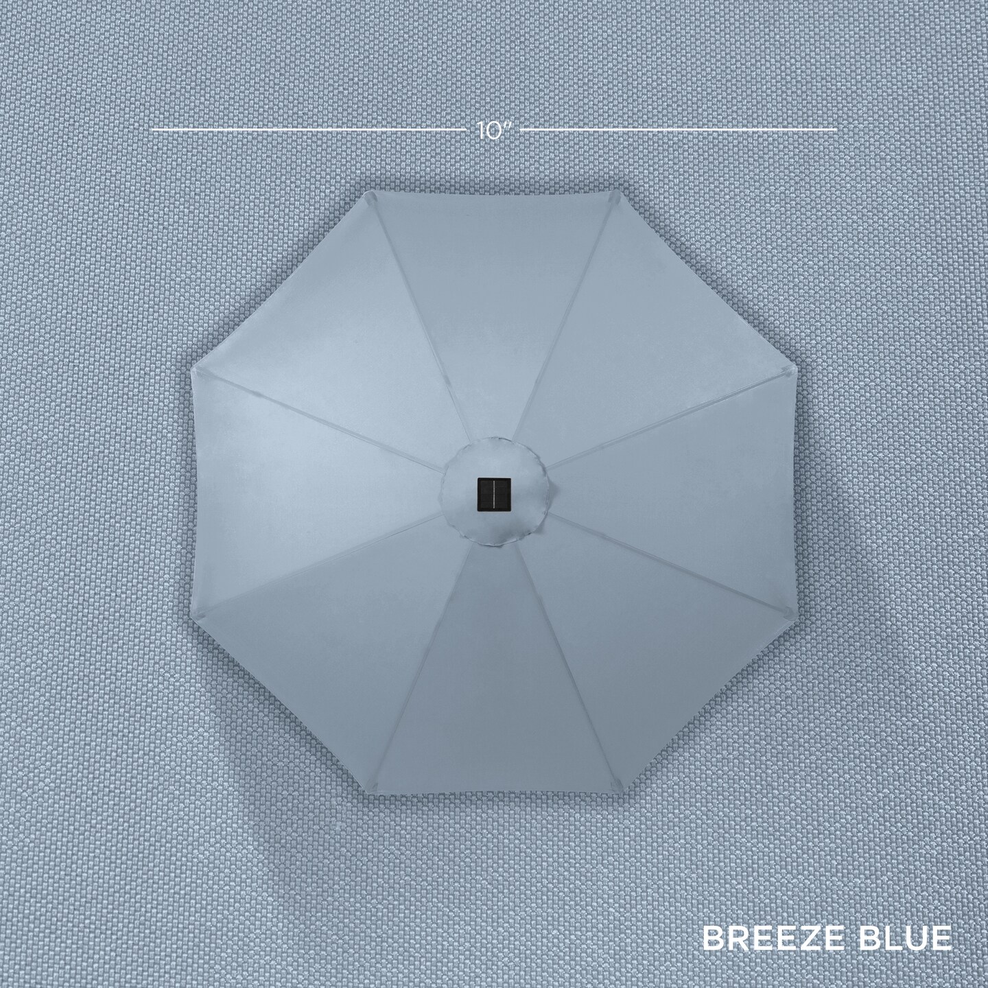 Best Choice Products 10ft Solar LED Lighted Patio Umbrella w/ Tilt Adjustment, UV-Resistant Fabric