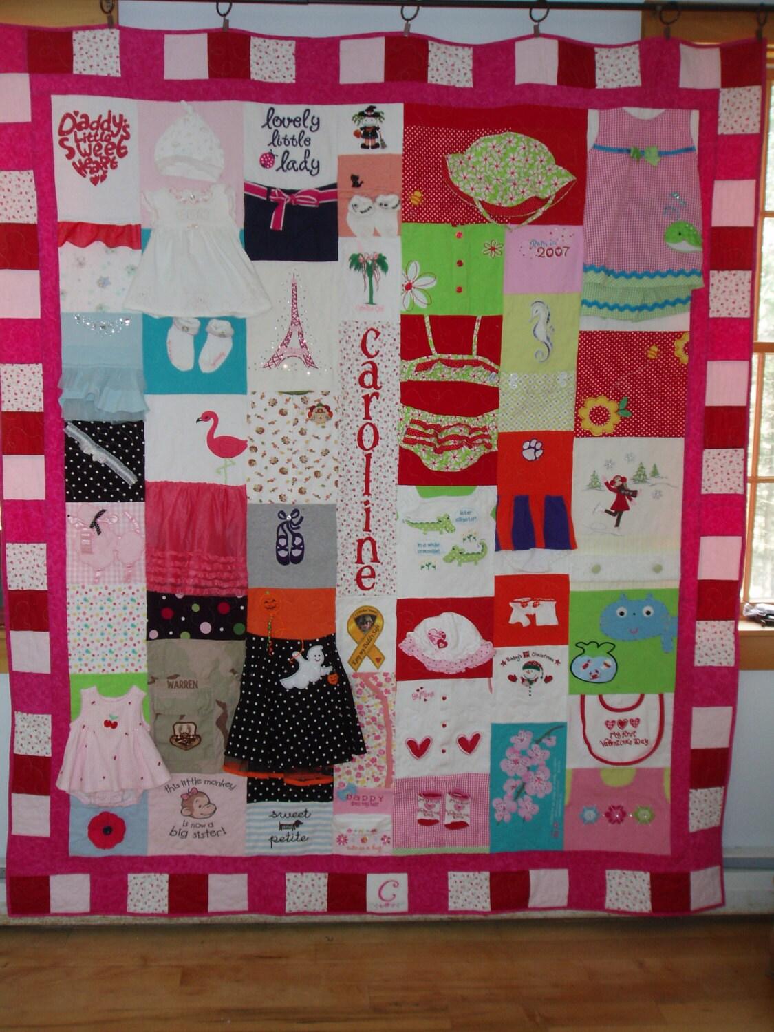 FULL size Quilt made from your baby clothes Made to Order! MakerPlace  by Michaels