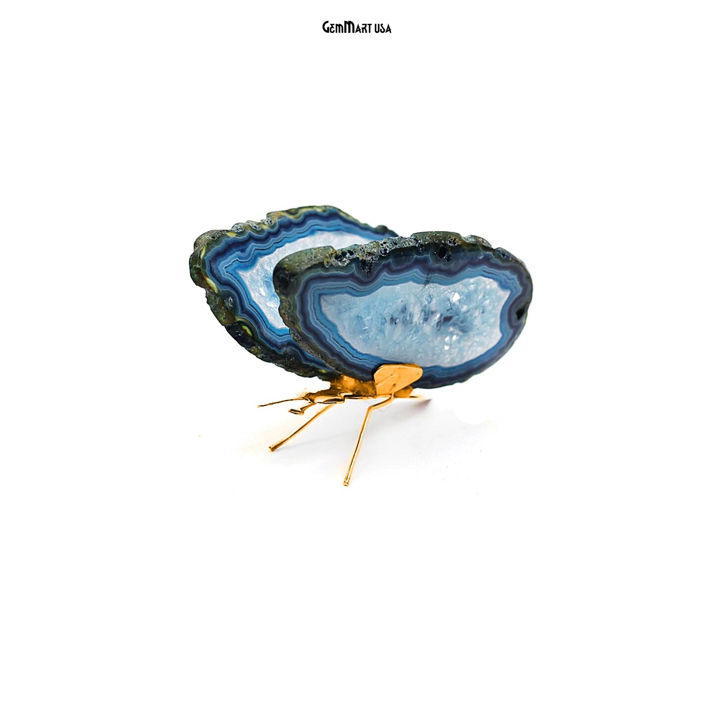 Agate Slice Butterfly, Natural Agate Décor, Butterfly Wing Home Décor, Agate Geode, Natural Gemstone Butterfly