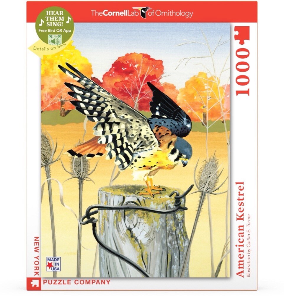 New York Puzzle Company American Kestrel 1000 Piece Piece Jigsaw Puzzle