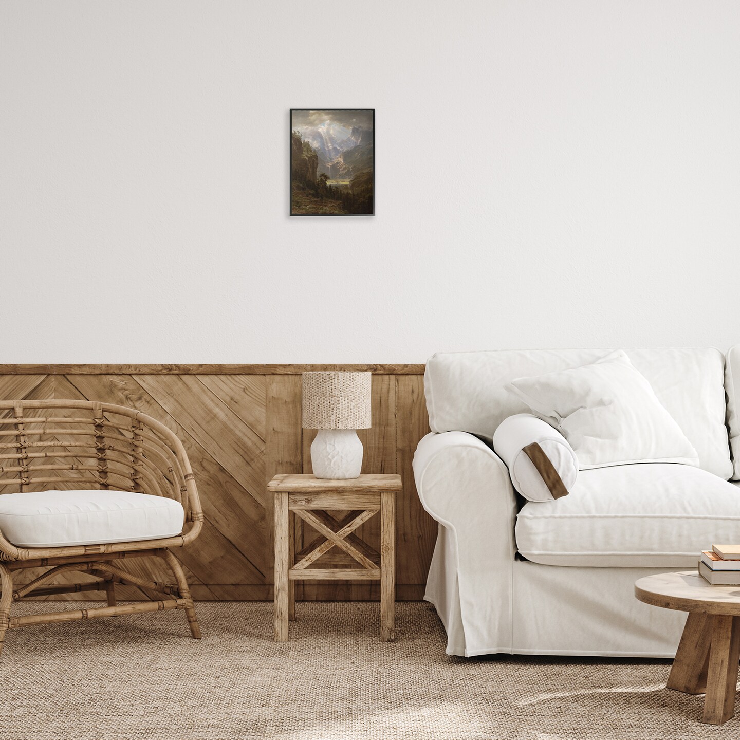 Stupell Industries Classic Bierstadt Rocky Mountains Framed Giclee Wall Art Design by one1000paintings