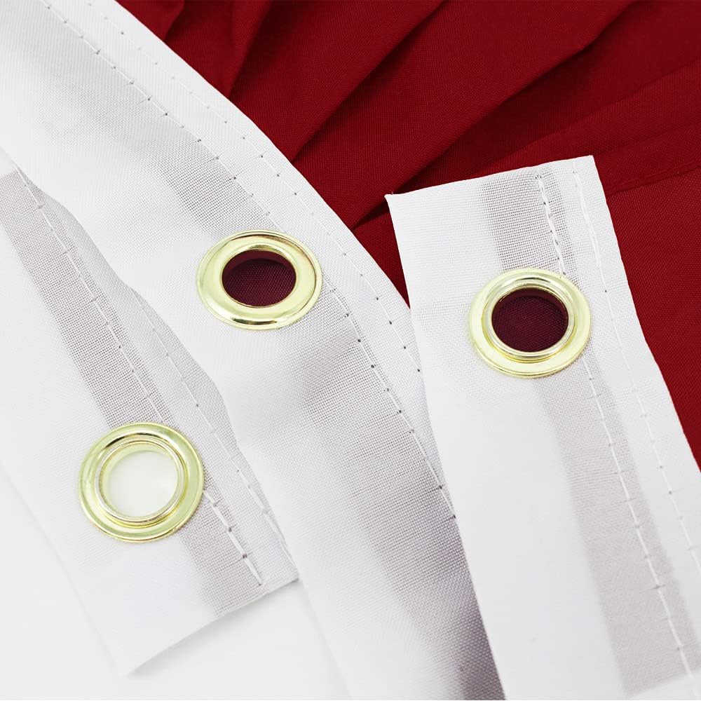 American Pleated Fan Flag Width Approx 90cm - US Patriotic Half Fan Bunting Flag 4 PACK