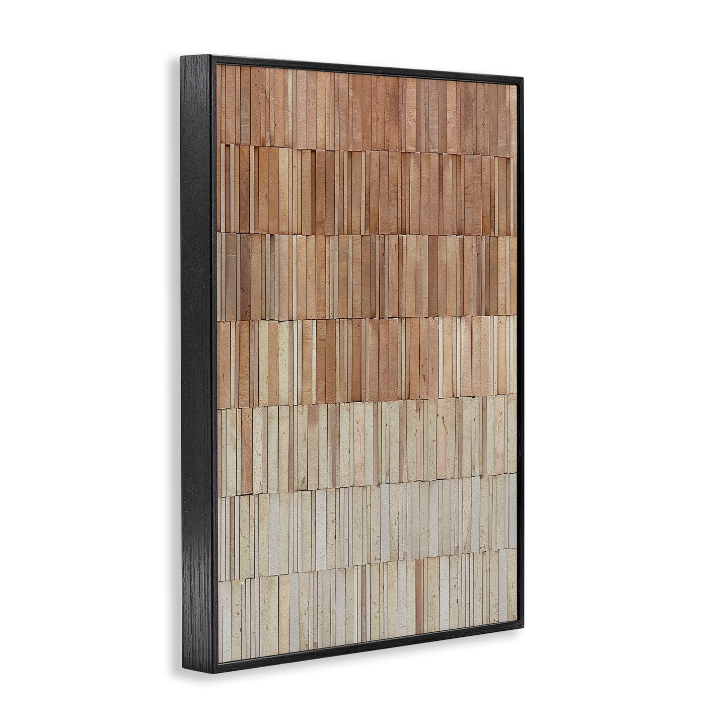 Stupell Industries Tiled Terracotta Wall Framed Giclee, design by Flora Kouta