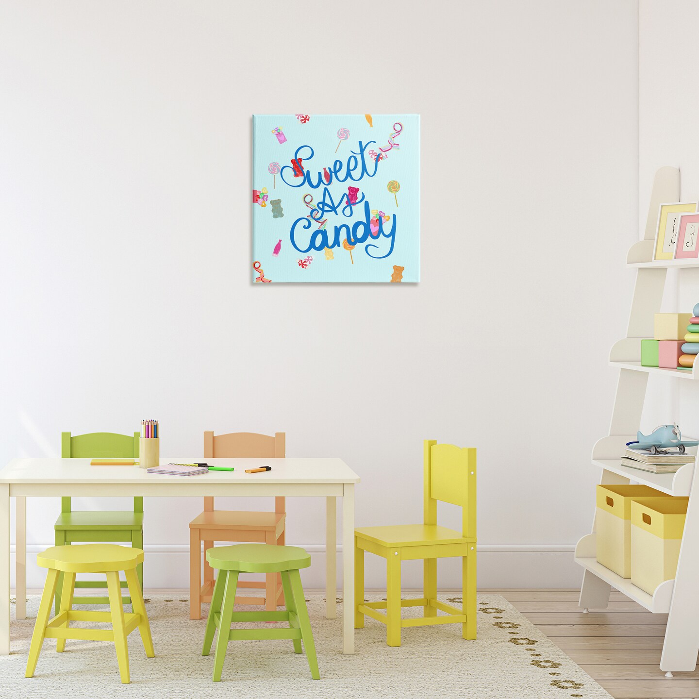 Stupell Industries Sweet As Candy Canvas, design by Ashley Singleton