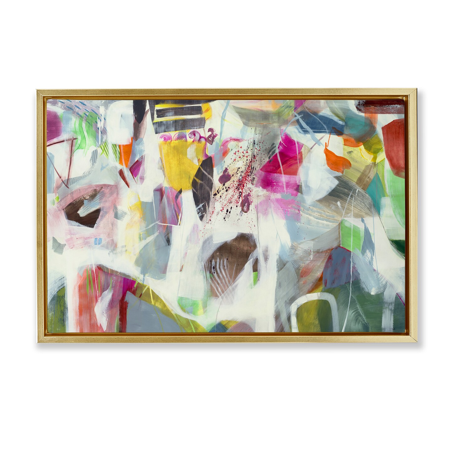 Stupell Industries Eclectic Whimsy Abstraction Floating Frame, design by Jill Martin