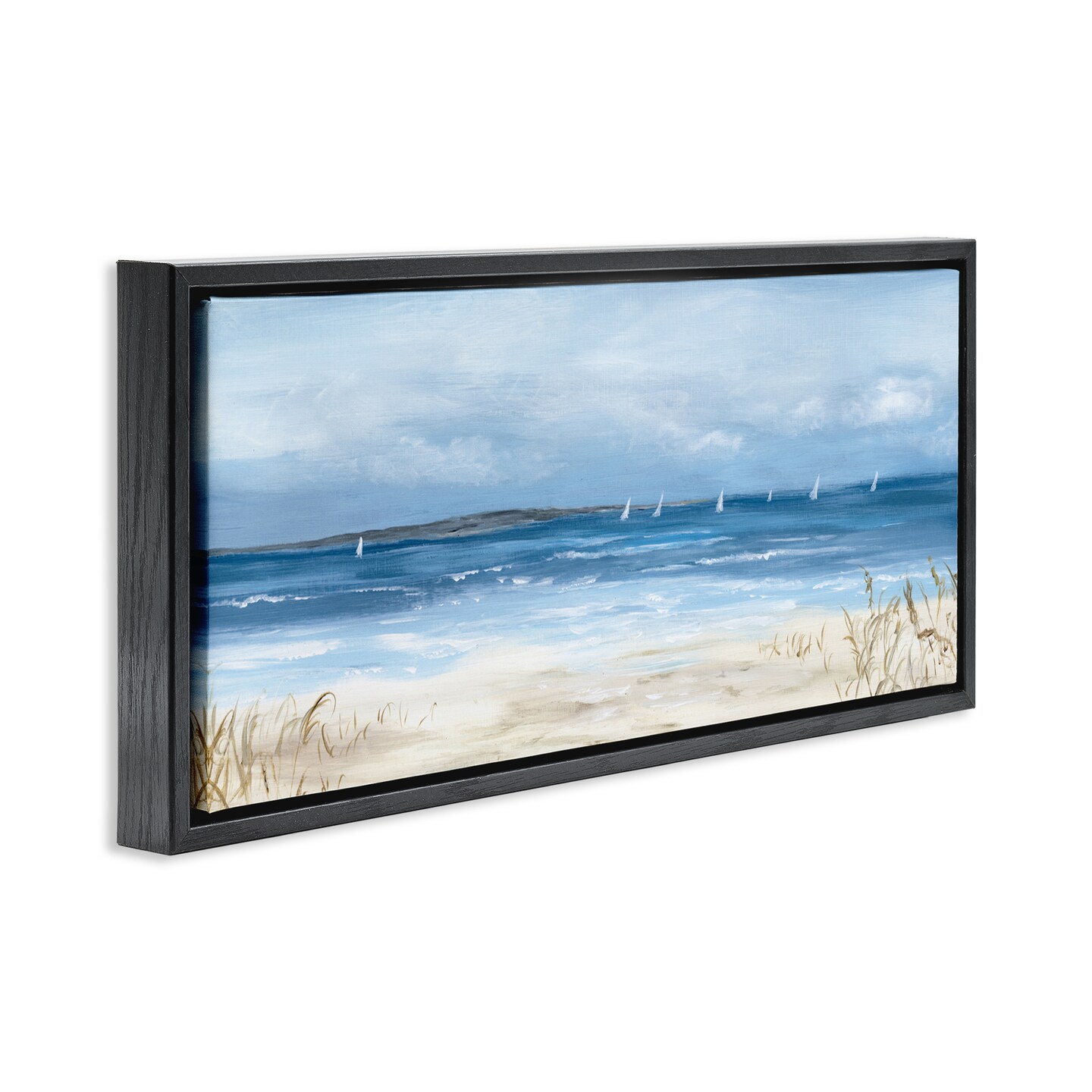 Stupell Industries Windswept Regatta Panoramic Floating Frame, design by Georgie Harrison