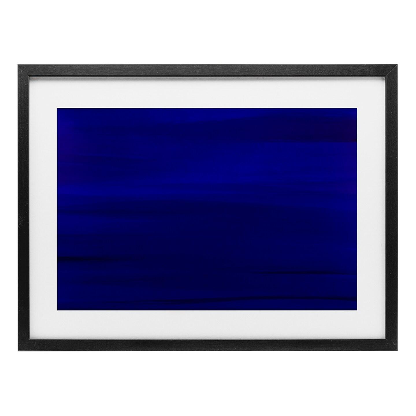 Stupell Industries Deep Blue Abstract Framed Print Under Glass, design by Atelier Posters