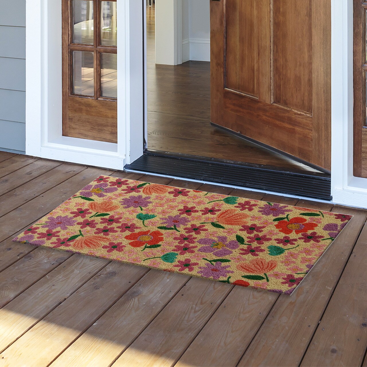Briarwood Lane Welcome Leaves Fall Coir Doormat - Thumbnail 4