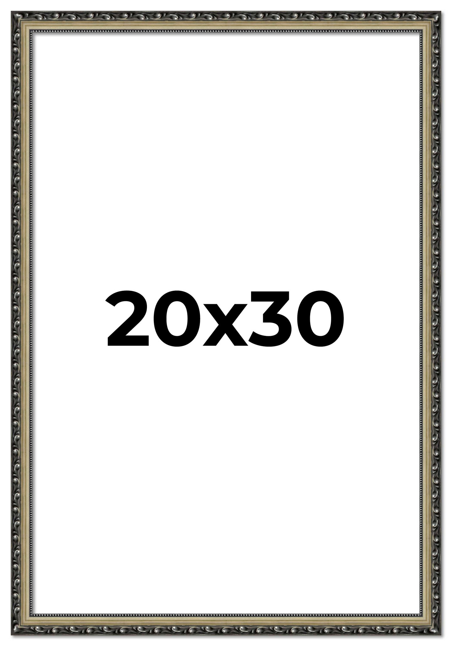 20x30 Museum-Quality Picture Frame with UV-Resistant Acrylic & Acid-Free Backing, Available in 4 Finishes - Gold, Silver, Bronze, and Black