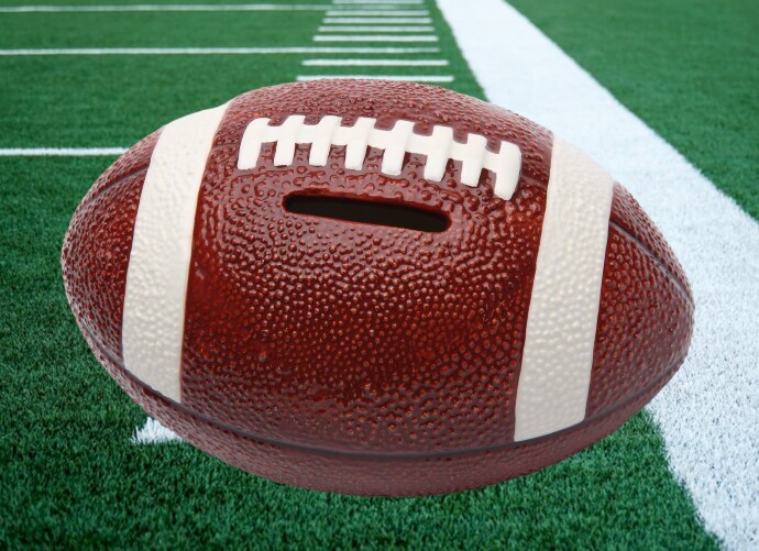 Ceramic Football Piggy Bank, Home D&#xE9;cor, Gift for Him, Gift for Dad, Gift for Son, Kid&#x2019;s Room D&#xE9;cor, Game Room Decor